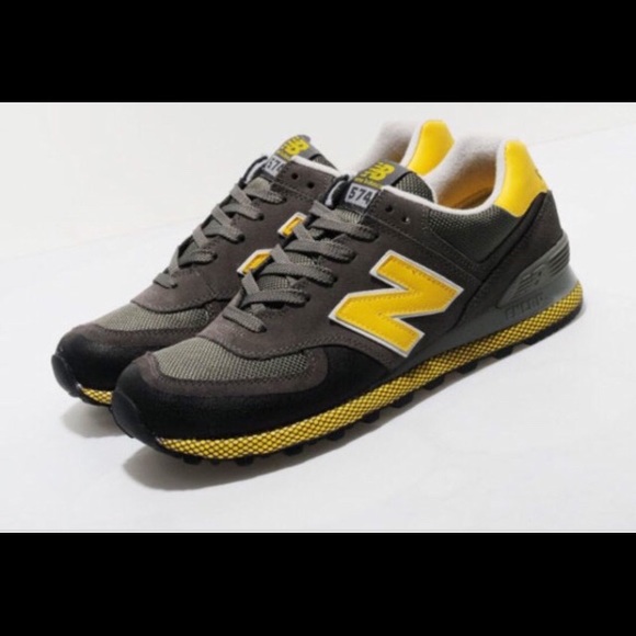 new balance grey yellow